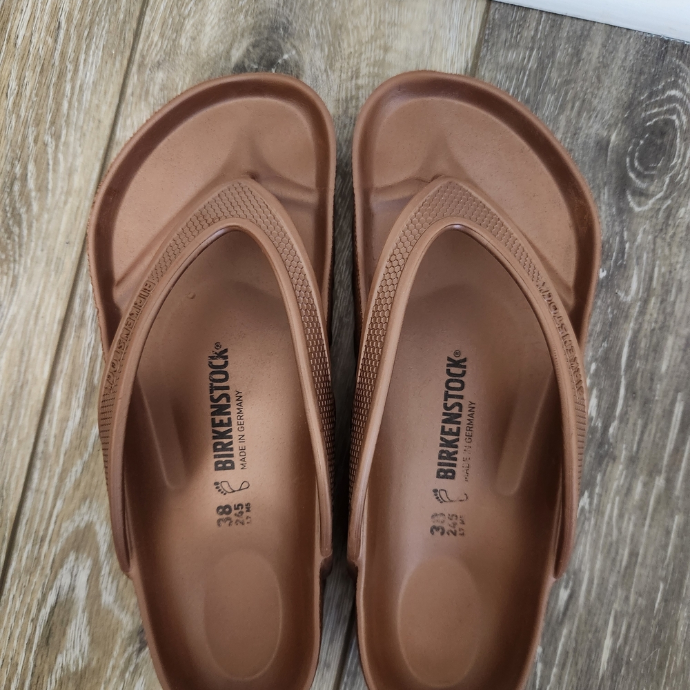 Birkenstock Women's Honolulu EVA Flip-Flop Sandals Bronze Brown 38 - Picture 6 of 7